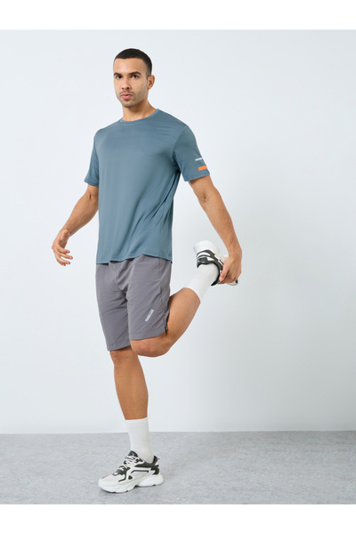 Styli Regular Fit Crew Neck Athleisure T-Shirt