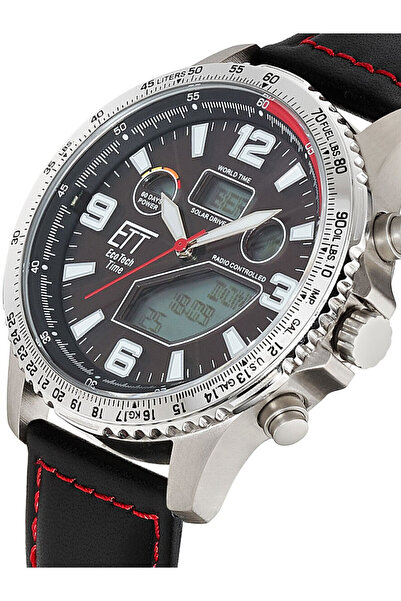 ETT Eco Tech Time Mens Watch Ett EGT-11718-22L, Quartz, 45mm, 10ATM