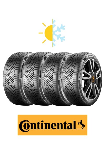 Continental (4'LÜ TAKIM) 245/45R18 100Y XL FR AllSeasonContact 2 Oto Dört Mev...