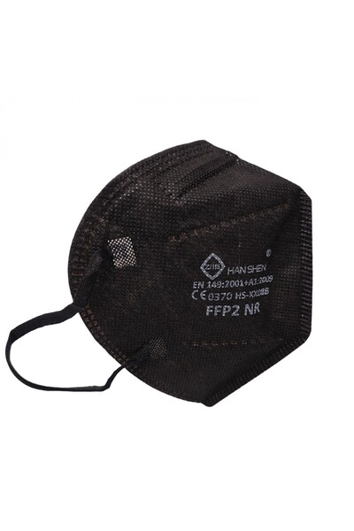 Flippy Set 30 Măști Protecție Facială Flippy, Unică Folosință, FFP2 KN95 CE0370, 5 Straturi, Negru