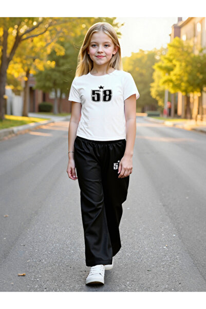 Take Two By Styli Teens Number Print T-Shirt and Pants Set