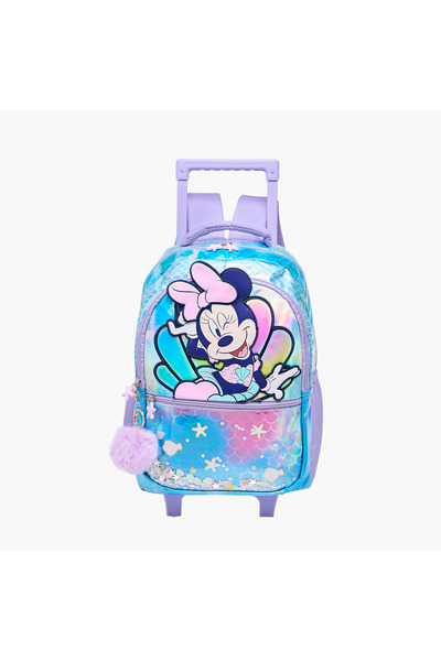 Disney Minnie Trolley Bag for Girls 5-8 Years with Adjustable Strap