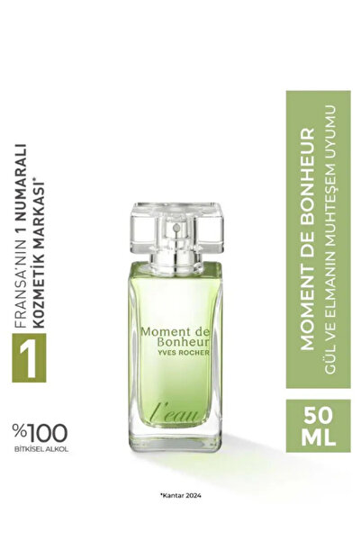 Yves Rocher Moment de Bonheur L’eau EDT 50 ml Kadın Parfüm Gül Kokusu Ferah Z...