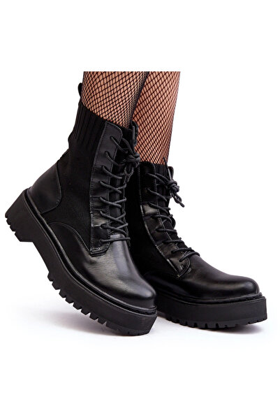 BOTO Cizme scurte femei Negru Dedinva 37