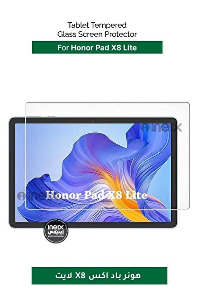 ineix واقي شاشة زجاجي Tempe لجهاز Honor Pad X8 Lite