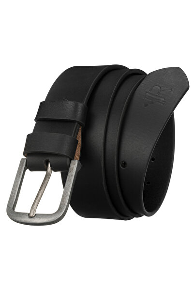 Other Curea lată din piele R-PS-01-95-3323 Negru