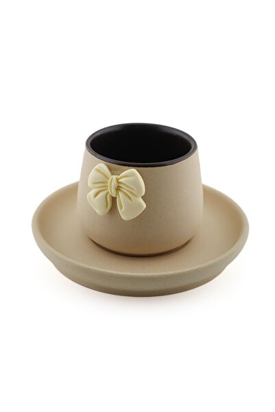 Generic 1 Piece Series Mug Cup Bow Design Tea Coffee Presentation Cup 110ML