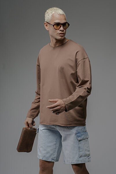 Butik Trend Biz Dirty Collar Оверсайз пуловер без детайли