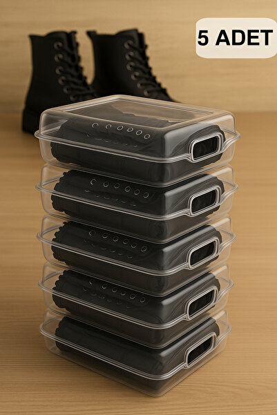 Mim Life Bot Çizme Ayakkabı Saklama Kutusu Bot Kutusu 5 Adet