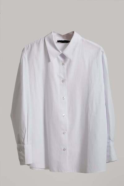 Emare Basic Hijab Shirt - White