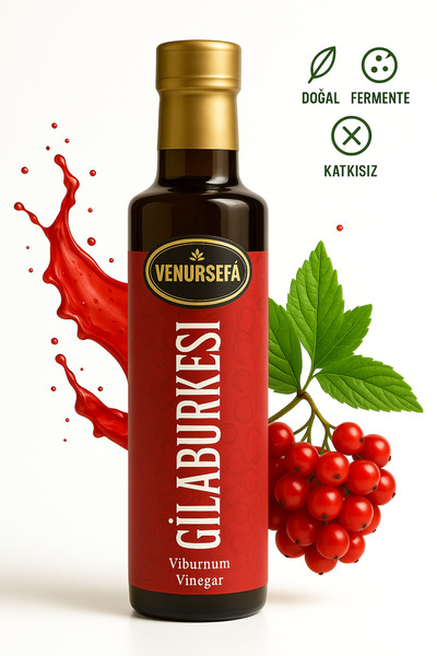 Venur Sefa Sağlığınız İçin %100 Doğal Gilaburu Sirkesi – Fermente, Katkısız, ...