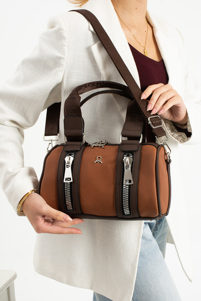 çantamgelsin Women's Cylinder Model Hand and Shoulder Bag