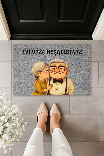 Dormot سجادة أمامية حديثة ذات طباعة رقمية شعبية بتصميم باب مزدوج