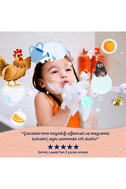 Genel Markalar Organik Portakal Çocuk Banyo Köpüğü 250ml