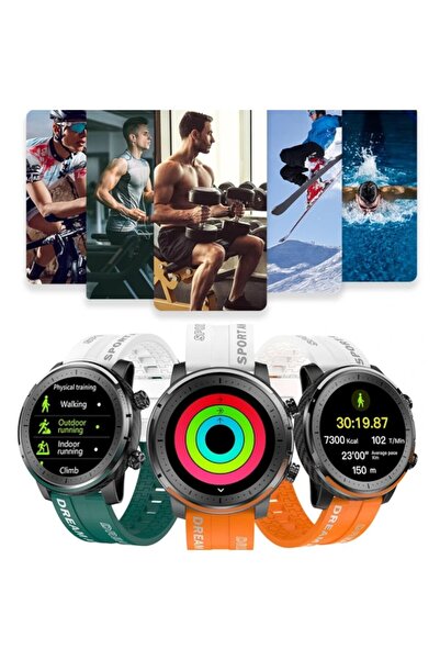 .YNNA YNNA YNA98 Smartwatch (Men) — Bluetooth Calls, Heart Rate, Sleep, Multi-sport, Romanian Menu, 2 St