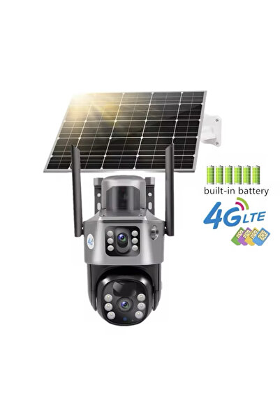 1way 4G Solar Powered Smart Outdoor Security Camera