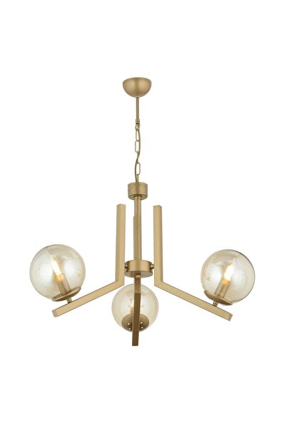 Apliqa HubRom chandelier, MIKEL 3426-03-FR 42x60 cm 3xE27-60W Antique