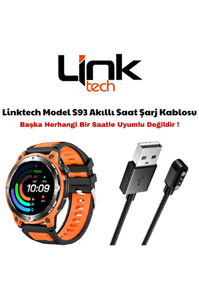 Linktech Model S93 Akıllı Saat Şarj Kablosu Not - Başka Herhangi Bİr Akıllı Saat İle Uyumlu Değildir