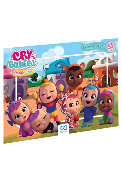 TOHA لغز أطفال كراي بيبيز مكون من 35 قطعة - لغز تعليمي بإطار