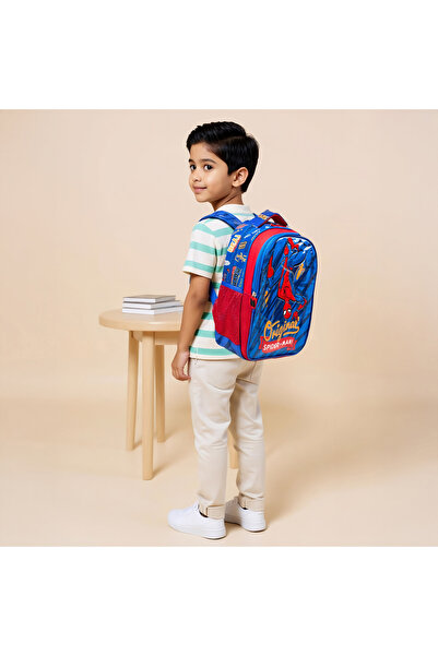 Marvel Spider-Man Print 5-Piece Backpack Set -16 inches