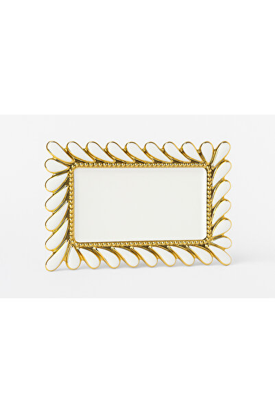 FODİS Kitchen Luxury Rectangular Kayak 35*25 Gold