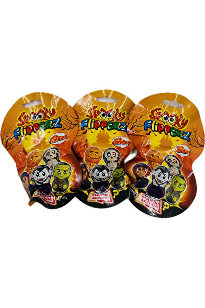 Relkon حلوى فليبرز المخيفة لعيد الهالوين، حلوى مستوردة × 3 عبوات مميزة