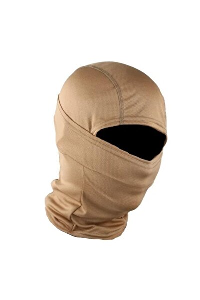 .YNNA Multifunctional Tactical Military Balaclava/Beanie, Unisex, Universal, 6-in-1, Quick-Dry, Beige