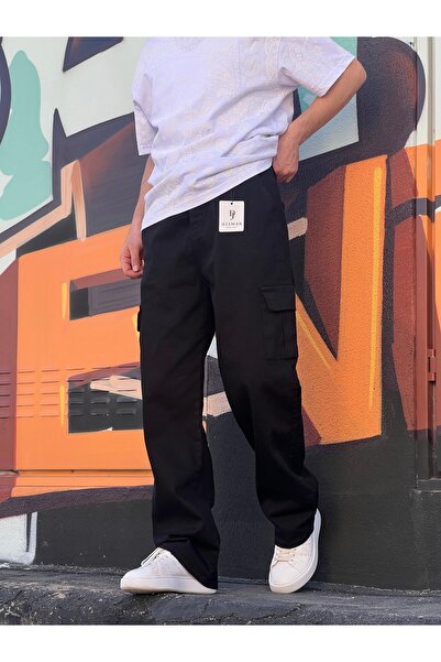 wamoss 2026 Oversized Wide Leg Winter Cargo Baggy Pants Skb