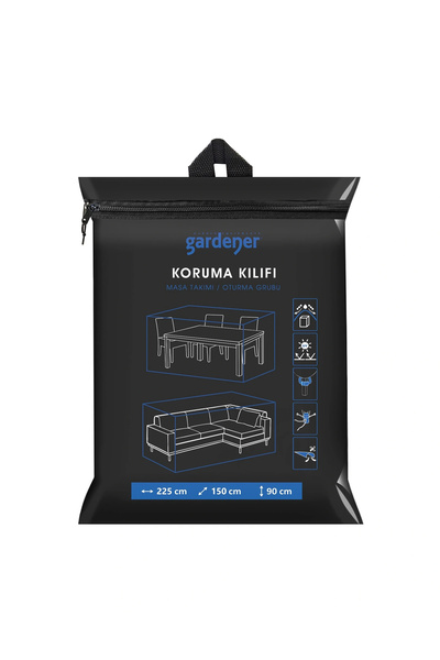 Gardener Zaštitna navlaka za stol GRDC305 / Kutija PE (225 cm x 150 cm x 90 cm)
