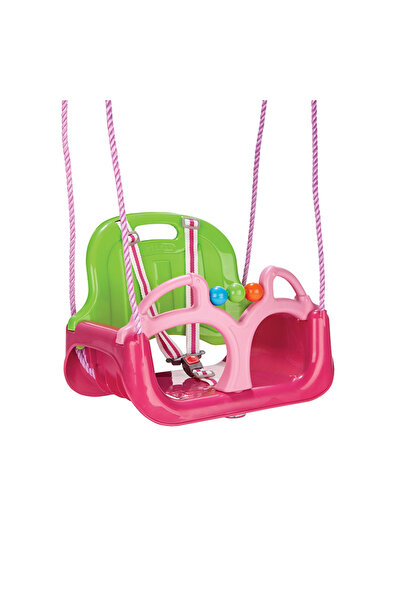 PİLSAN Convertible swing 3 variants in a box Samba Pink, removable protective barrier and backrest,