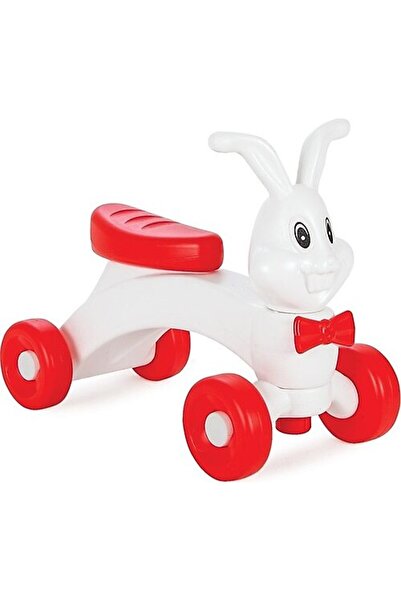 PİLSAN Vehicul ride on fara pedale pentru copii Bunny Friends White din plast...