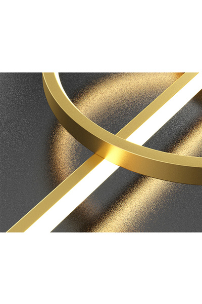 Sumkyle مصباح LED حديث على شكل موجة، ثريا قابلة للتعتيم، 45 واط، تركيبات إضاء...