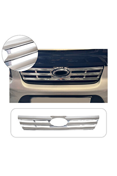 ServetDizaynOto Ford Connect Uyumlu 2009-2014 Krom Ön Panjur Paslanmaz Çelik