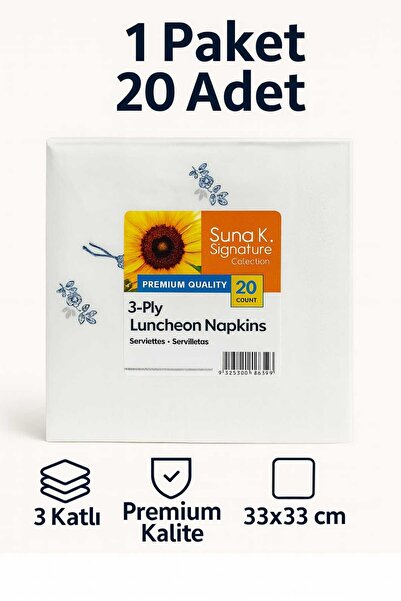 CKM silikon Suna K Signature Collection – Premium Desenli Peçete