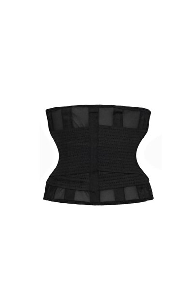 Doty Clepsydra Look Waist Slimming Corset Belt, L/XL, Black