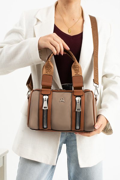 çantamgelsin Mega Polo Women's Cylinder Model Hand and Shoulder Bag