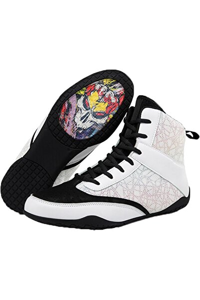 Al Rayyan Sports أحذية ملاكمة كرافتبيد - أحذية مصارعة وتدريب خفيفة الوزن وجيدة التهوية للجنسين