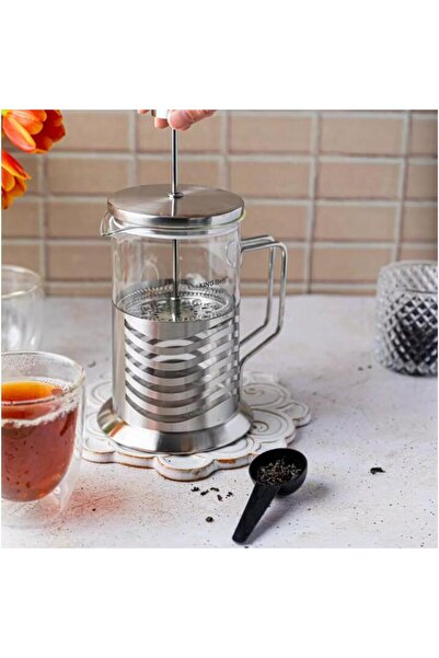 Kinghoff Tea and coffee infuser, teapot with press, capacity 350 ml, made of glass,