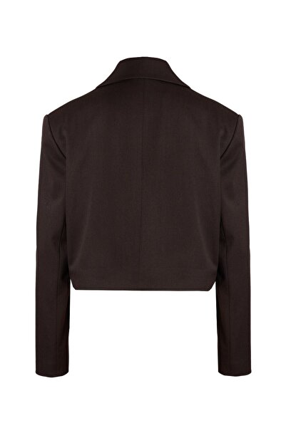 LACENOA Tokalı Ceket Kahve Renk