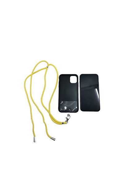 Doty TwistPhone lanyard for phone or tablet, universal, adjustable, yellow,