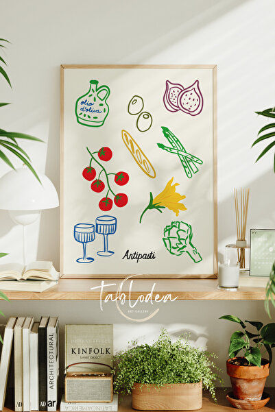 tablodea Tablou de bucătărie în stil mediteranean italian minimalist Pinteres...