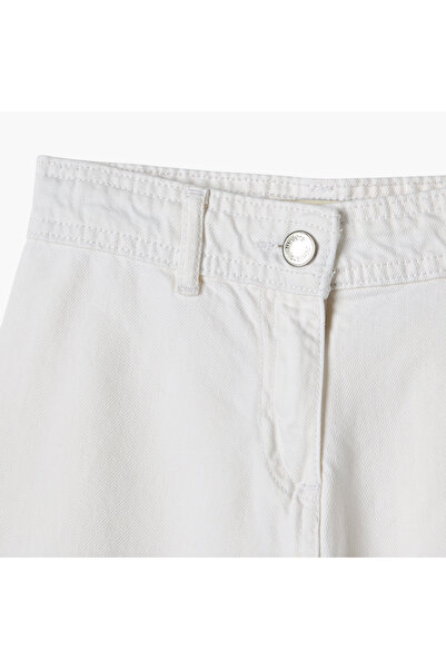 Juniors Girls' Wide Leg Jeans