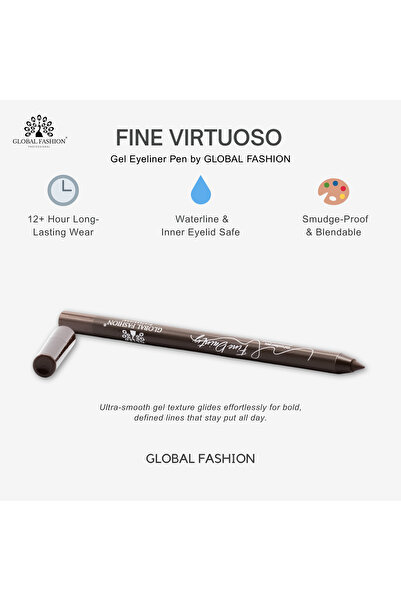 global fashion Creion-gel de ochi, Global Fashion, 03, dark brown