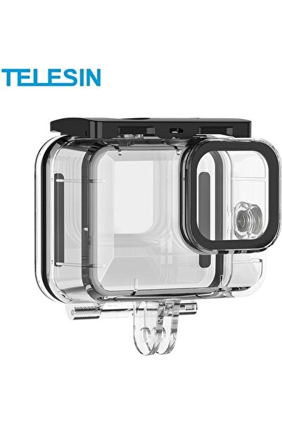 TELESIN غطاء حماية مقاوم للماء لكاميرا GoPro Hero 9 - شفاف