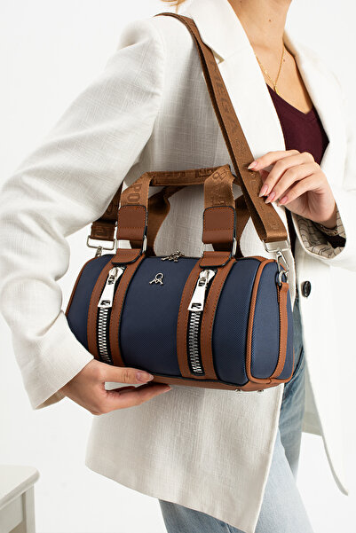 MEGA ÇANTA Geantă de mână și de umăr model cilindru pentru femei