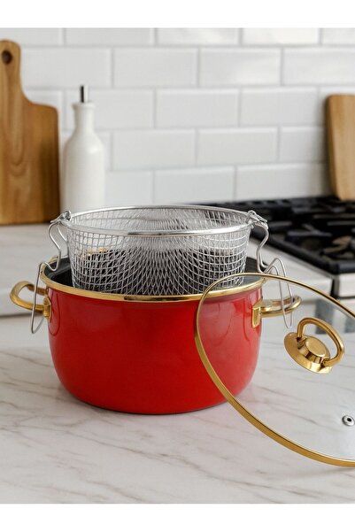 Savaşan Emaye Frying Pan, Enamel Fryer