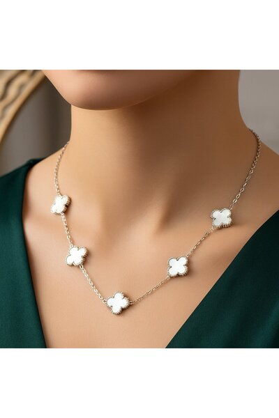 KEVSA Jewelry Colier din oțel inoxidabil Alhambra - LPD1573