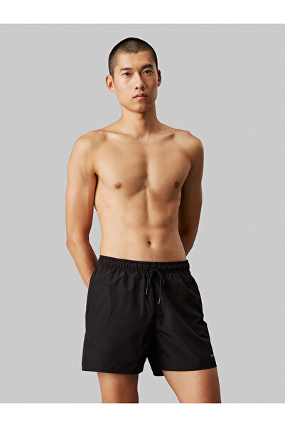 Calvin Klein Men Pvh Black/White Medium Drawstring Swim Shorts Pack of 2