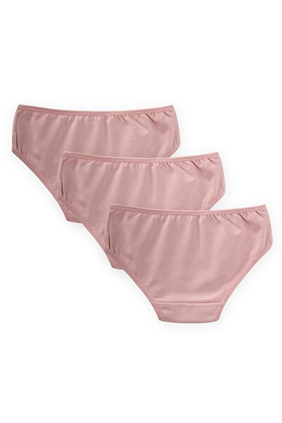 Cigit Σετ εσώρουχα τριπλά για κορίτσια 2-9 ετών σε ροζ πούδρα