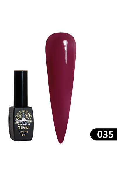global fashion Oja semipermanenta Black Elite, 8ml, 035